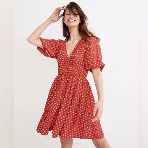 Madewell Sophia Mini Dress in Bandana Flower